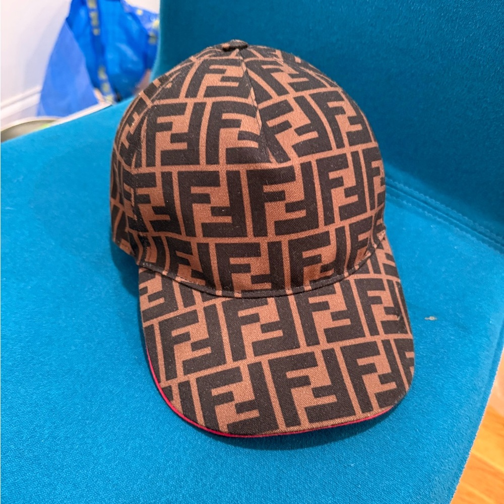 Fendi Baseball Fabric Hat